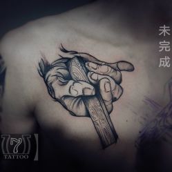 -幸运7纹身刺青Lucky7tattoo