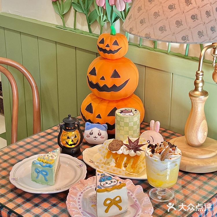 这家甜品店将我的万圣节氛围感拉满🤩