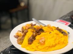 滑蛋牛肉虾仁-有章牛杂(石厦店)