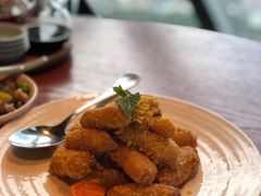 高邮咸蛋黄炒南瓜-镇江苏宁万豪酒店-苏筵中餐厅