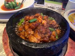 石锅杭椒牛蛙-桂满陇天书(南京德基旗舰店)