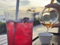 -日落吧·海景咖啡厅·餐酒吧·鸡尾酒·下午茶·乐队表演·浪漫夕阳·三亚文华东方酒店