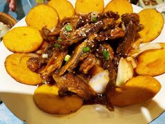 小黄鱼贴饼子-万兴楼饺子(中华北大街店)