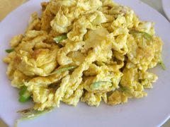 葱炒笨鸡蛋-华龙特色大骨鸡农家菜馆