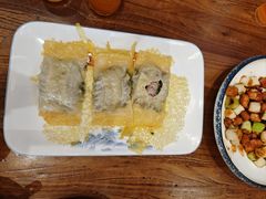 -东来菜馆•手抓海鲜家常菜•海鲜锅贴(鸽子窝店)