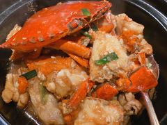 黄金膏蟹焗走地鸡-皇朝会.经典传统粤菜(外滩店)