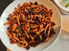 辣子麻花炒虾-大鸭梨烤鸭(石佛营店)