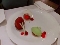 焦糖苹果配杏仁蛋糕-Jean Georges