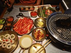 -草家酱蟹炭火烤肉店(珲春南路一店)