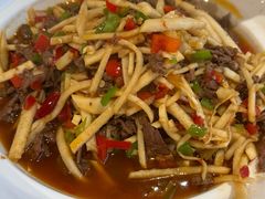 竹笋炒吊龙-加顺农场餐厅