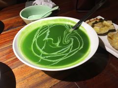 自制青豆泥-绿茶餐厅(华联万柳店)