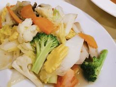 炒杂菜-真浪花园海鲜餐馆