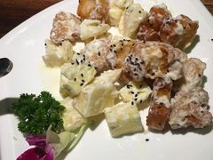 菠萝油条虾-绿茶餐厅(华联万柳店)