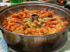 汽锅粉丝扇贝虾-东海酒店