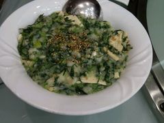 小白菜烩豆腐-名羊天下陕北横山铁锅炖羊肉(博文路店)