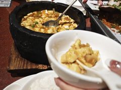 石锅鸡汤豆腐-绿茶餐厅(成都万象城店)