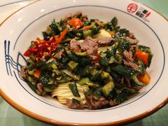 黄瓜皮牛肉干拌面-刘氏三和面馆