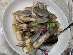 姜葱炒蛏子-台记小海鲜(七宝店)
