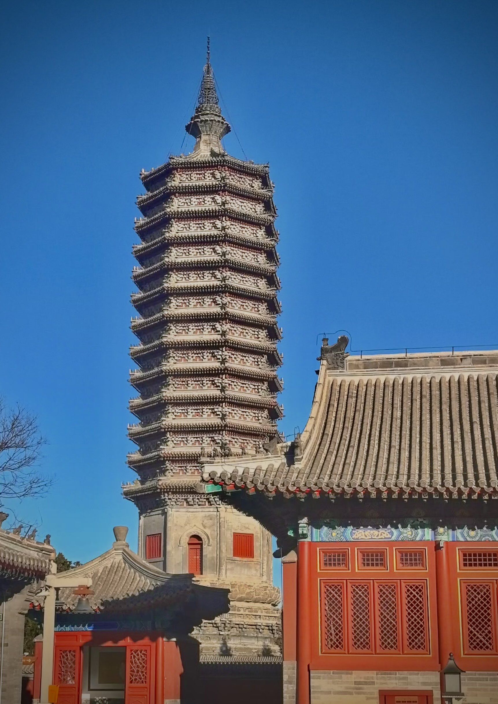 祈福通州千年地标古塔🌟燃灯塔传说年味浓