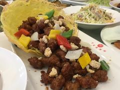 彩椒巴东牛仔粒-万宝海鲜舫(劳动公园店)