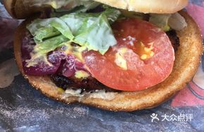 Double German Roast Pork Shank Burger