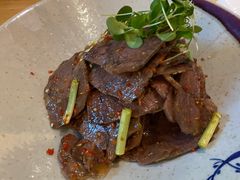 辣牛肉-青城山六善酒店·紫氣園中餐厅