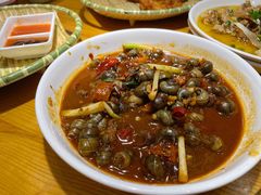 酱爆螺丝-丁记盐蘸牛肉·新杭菜(河东路店)