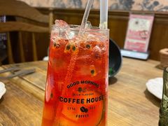 彩虹百香果冰苏打-秘密旅行Bonjour(黑金冠 江南西店)