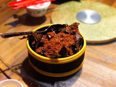糯米蒸排骨-老头儿油爆虾(胜利河美食街店)
