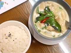 中部绿咖喱鸡肉-帕蓝·暹罗料理(曲阳店)