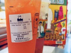 多肉粉桃啤酒茶-LELECHA乐乐茶(美罗城店)