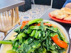 豆豉鲮鱼油麦菜-百格里格.Uyghur cuisine(百色路店)