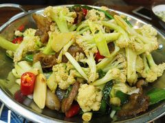 干锅有机花菜-尚府一品·烤鸭·新京菜(圆明园店)