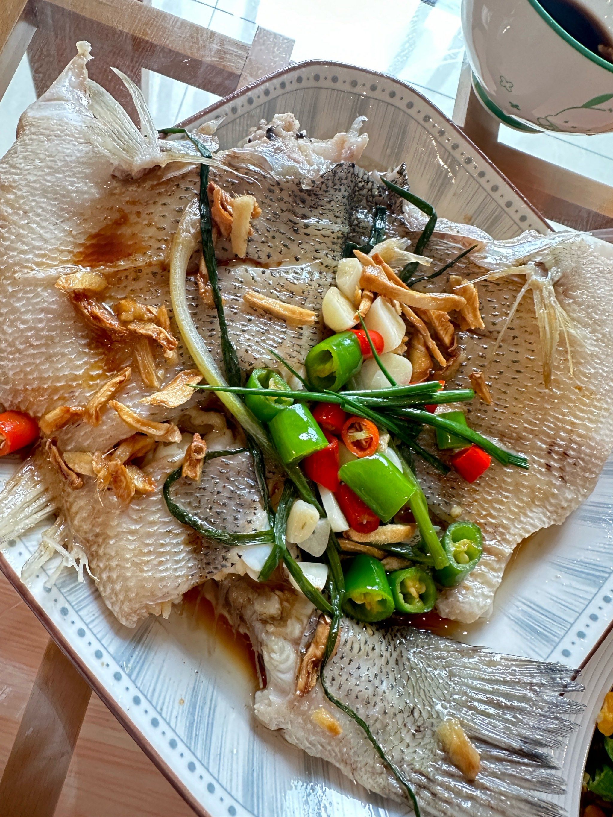 清蒸鱼的午餐时光