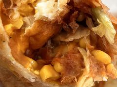 -小红车炸蛋葱油饼