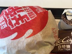 经典麦辣鸡腿汉堡中薯中可-麦当劳(健德桥得来速店)