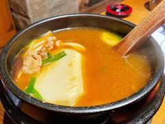 嫩豆腐辣汤-炎蔵牛舌烤肉