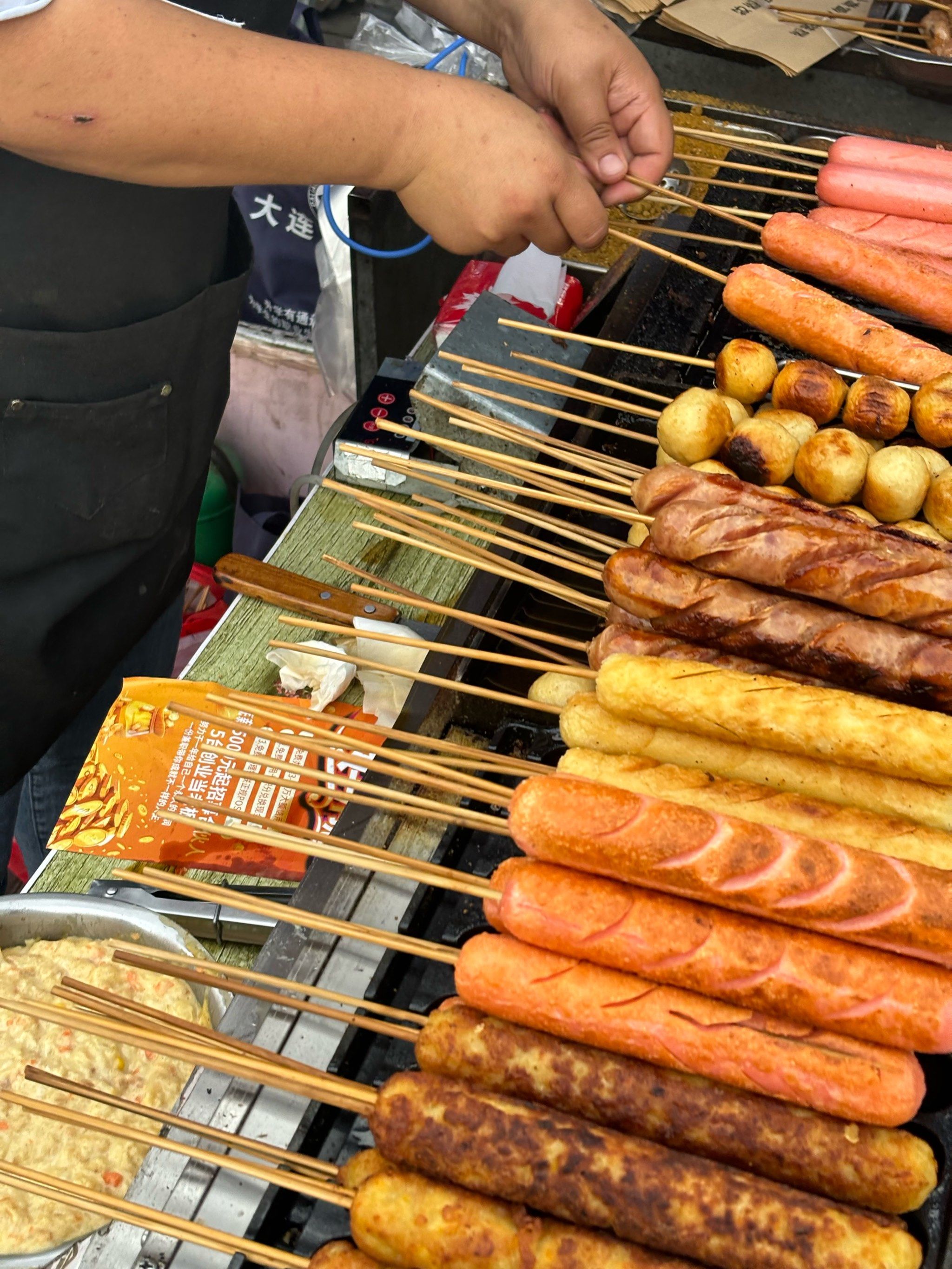 夜市美食出摊啦