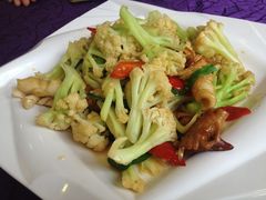 台山菜花炒双鱿-潮喜竹溪荔湖酒家(荔枝湾店)