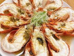 明蝦蒸粉絲-海九澎湖海鲜餐厅