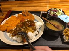 咖喱猪排饭定食-石屋料理(南京西路店)