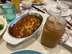一哥焗猪扒饭配冻柠茶-新宝餐厅(流塘店)