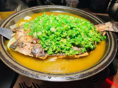 翡翠青椒味豆花烤鱼-烤匠麻辣烤鱼(万象城店)