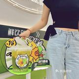 广州探店🟩焦绿猫联名〰️超大桶泰绿柠檬茶