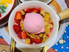 草莓椰冻-甜心妈妈·榴莲星级糖水(北京路总店)