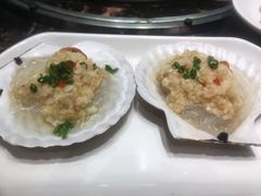 蒜蓉蒸大扇贝-富家湾大海铺