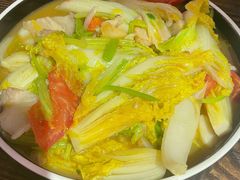 咸肉番茄煲白菜-大洋家·精品潮汕菜·生腌砂锅粥(天河东路店)