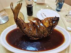 罾蹦鲤鱼-奥华餐厅·老张记(台基厂店)