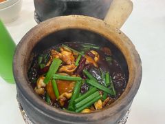 宫保田鸡-长城砂煲田鸡粥
