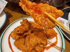 -东来菜馆•手抓海鲜家常菜•海鲜锅贴(鸽子窝店)